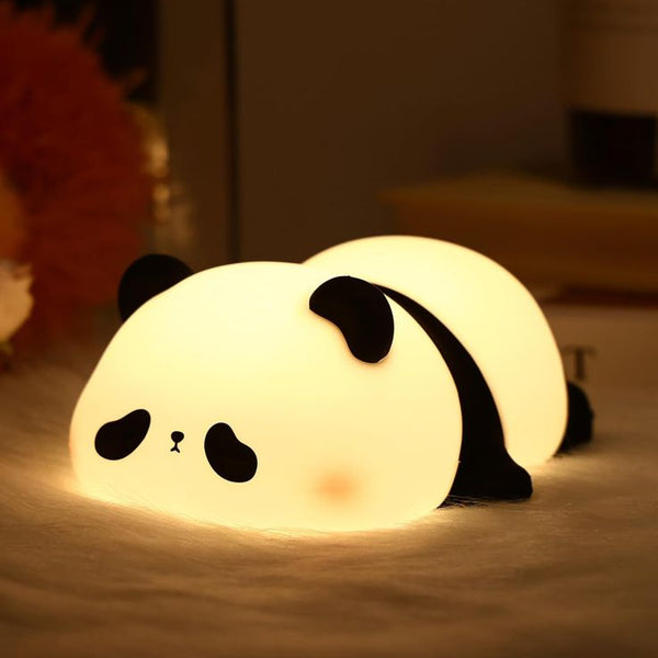 Cute Panda Silicone Night Lamp – Soft, Rechargeable & Super Cute