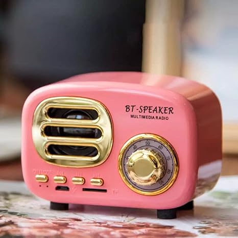 Cute Compact Retro Wireless Speaker Available in Charming Colors With Fastest Delivery All Over UAE
