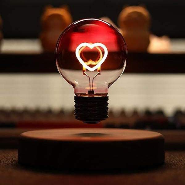 Levitating Heart LED Bulb Lamp© Romantic Finish Fastest Delivery All Over UAE