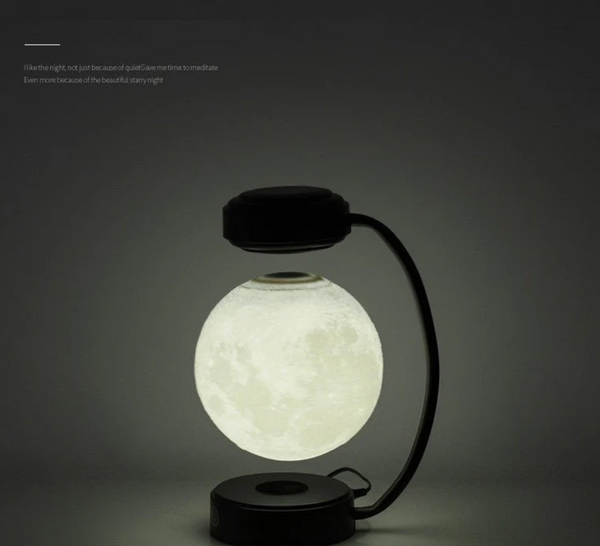 3D LED Moon Night Light Wireless Magnetic Levitating Rotating Floating Ball Lamp For School Office Bookshop Home Decoration