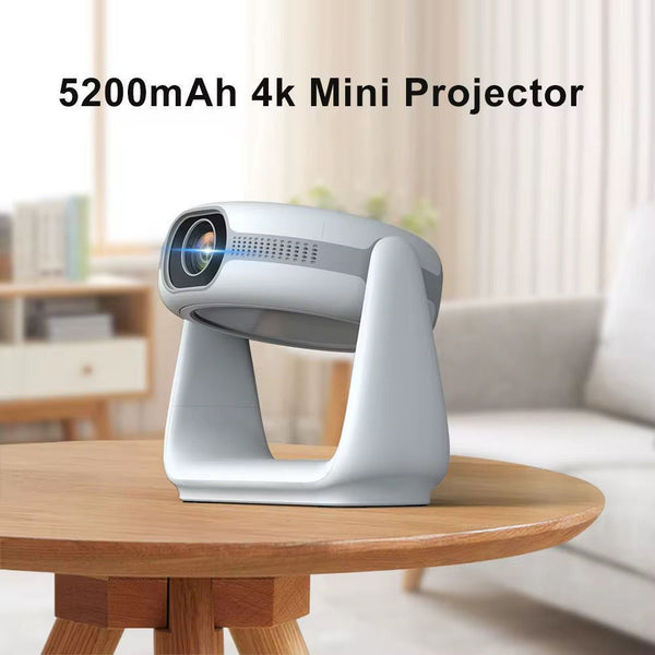 4K Mini Projector 360 Rotation © Free and Fast Shipping All Over UAE